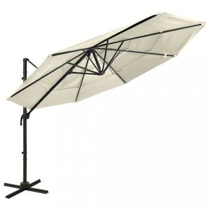 Záhradný slnečník 300 x 300 cm látka/kov Dekorhome vyobraziť
