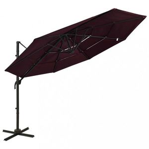Záhradný slnečník 300 x 300 cm látka/kov Dekorhome vyobraziť