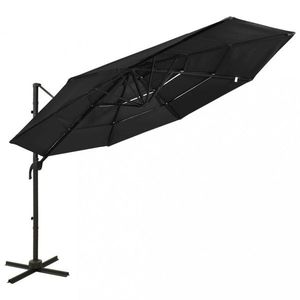 Záhradný slnečník 300 x 300 cm látka/kov Dekorhome vyobraziť