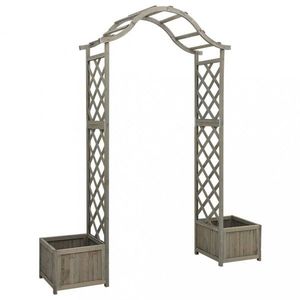 Záhradná pergola s hrantíkmi jedľa Dekorhome vyobraziť