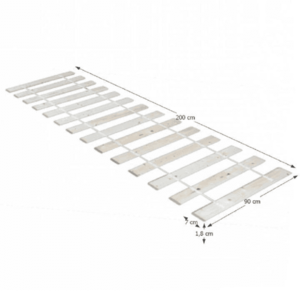 TEMPO KONDELA Plaza lamelový rošt 80x200 cm smrekové drevo vyobraziť
