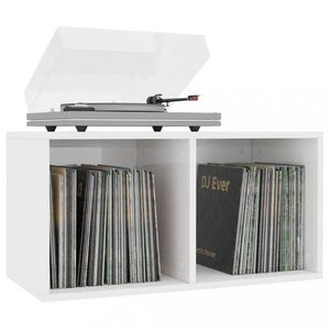 Úložný box na LP dosky drevotrieska Dekorhome vyobraziť