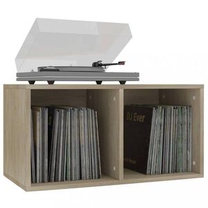 Úložný box na LP dosky drevotrieska Dekorhome vyobraziť