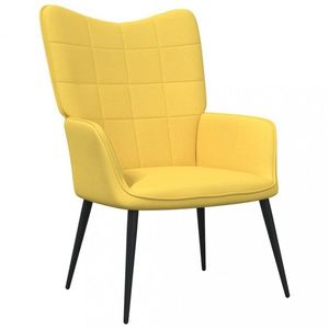 Relaxačné kreslo látka / kov Dekorhome vyobraziť