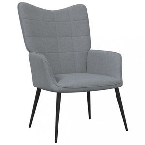 Relaxačné kreslo látka / kov Dekorhome vyobraziť