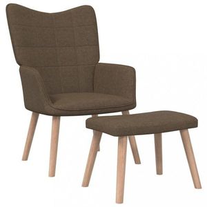 Relaxačné kreslo s podnožkou látka Dekorhome vyobraziť