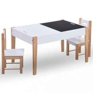 Detský set s tabuľovým stolom MDF Dekorhome vyobraziť