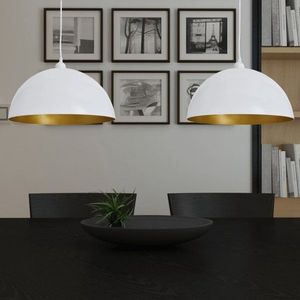 Závesná lampa s nastaviteľnou výškou 2 ks kov Dekorhome vyobraziť