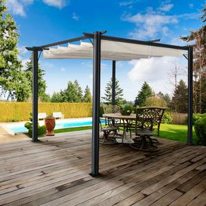 Hliníková pergola PEPY BASIC so zaťahovacou strechou Tempo Kondela vyobraziť