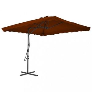 Záhradný slnečník 250x250 cm Dekorhome vyobraziť