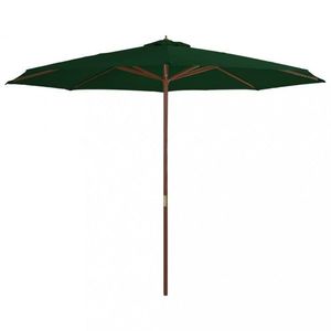 Slnečník Ø 350 cm látka / drevo Dekorhome vyobraziť