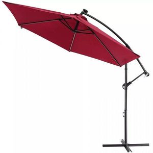 Závesný slnečník s LED svetlom Ø 330 cm Dekorhome vyobraziť
