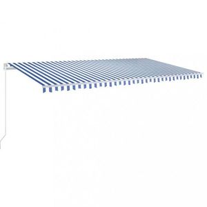 Ručne zaťahovacia markíza s LED svetlom 600x350 cm Dekorhome vyobraziť