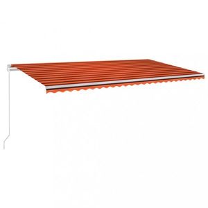Ručne zaťahovacia markíza s LED svetlom 600x300 cm Dekorhome vyobraziť
