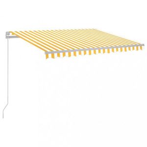 Ručne zaťahovacia markíza s LED svetlom 300x250 cm Dekorhome vyobraziť