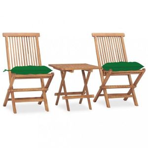 Záhradný jedálenský set 3 ks skladacia Dekorhome vyobraziť