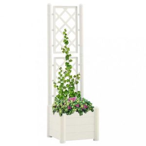 Záhradný kvetináč s treláží 43 x 43 x 142 cm PP Dekorhome vyobraziť