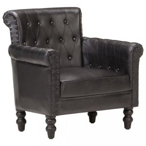 Kreslo Chesterfield pravá koža Dekorhome vyobraziť