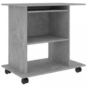 PC stôl na kolieskach 80x50 cm Dekorhome vyobraziť