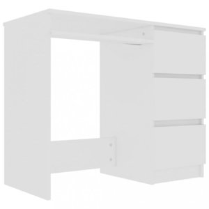 Písací stôl so zásuvkami 90x45 cm Dekorhome vyobraziť