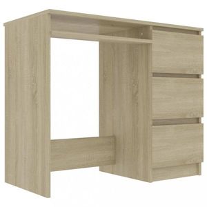 Písací stôl so zásuvkami 90x45 cm Dekorhome vyobraziť