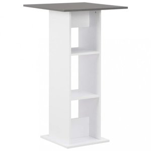 Barový stôl s 2 policami Dekorhome vyobraziť