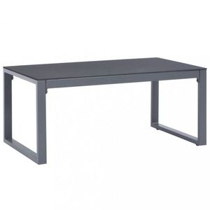 Konferenčný stolík 90x50 cm sklo / hliník Dekorhome vyobraziť