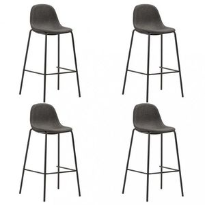 Barový set 5ks textil / biela Dekorhome vyobraziť