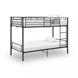 Poschodová posteľ 90x200 cm kov Dekorhome vyobraziť