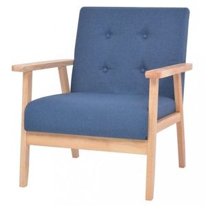 Kreslo textil / drevo Dekorhome vyobraziť