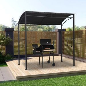 Grilovacia altánok 215x150x220 cm oceľ Dekorhome vyobraziť