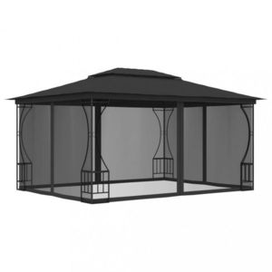 Záhradný altánok so závesmi 3 x 4 m Dekorhome vyobraziť