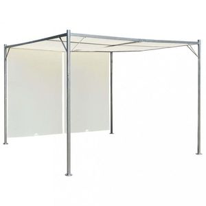 Záhradná pergola so zaťahovacou strechou 3x3 m Dekorhome vyobraziť