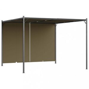 Záhradná pergola so zaťahovacou strechou 3x3 m Dekorhome vyobraziť