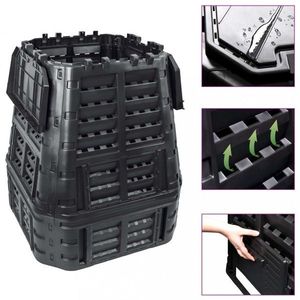 Záhradný termo kompostér 650l plast Dekorhome vyobraziť