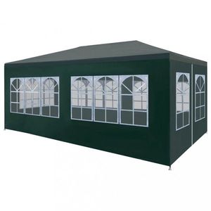 Párty stan 3 x 6 m Dekorhome Biela vyobraziť