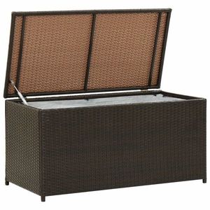 Sedací úložný box hnedý vyobraziť