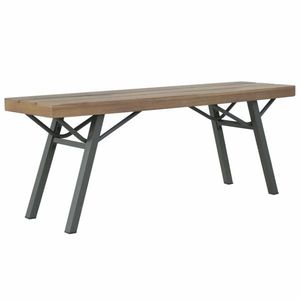 Záhradná lavica 120 cm z masívneho akáciového dreva vyobraziť