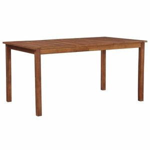 Záhradný jedálenský stôl 150 x 90 cm z akáciového dreva vyobraziť