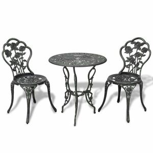 Záhradný bistro set 3 ks liaty hliník Dekorhome vyobraziť