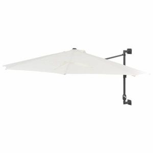 Nástenný slnečník Ø 300 cm látka / kov Dekorhome vyobraziť