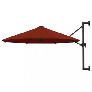 Nástenný slnečník Ø 300 cm látka / kov Dekorhome vyobraziť