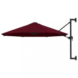 Nástenný slnečník Ø 300 cm látka / kov Dekorhome vyobraziť