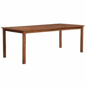 Záhradný jedálenský stôl 200 x 90 cm z akáciového dreva Dekorhome vyobraziť