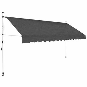Ručne zaťahovací markíza 350 cm Dekorhome vyobraziť