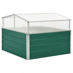 Skleník 100x100x85 cm pozinkovaná oceľ / polykarbonát Dekorhome vyobraziť