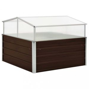 Skleník 100x100x85 cm pozinkovaná oceľ / polykarbonát Dekorhome vyobraziť