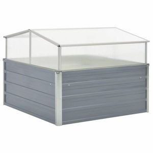 Skleník 100x100x85 cm pozinkovaná oceľ / polykarbonát Dekorhome vyobraziť