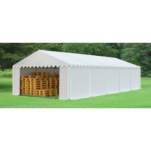 Skladový stan 6x10m biela PREMIUM vyobraziť