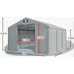 Skladový stan 5x6m PROFI vyobraziť